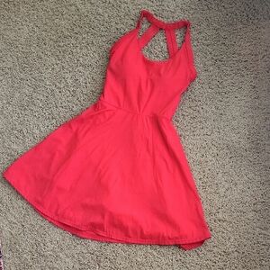 Red Halter Dress